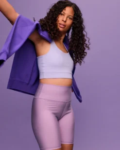 Active Bike Shorts - Pearly Purple