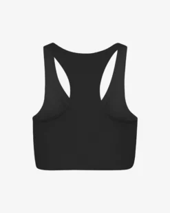 Active Cropped Bra - Deep Black