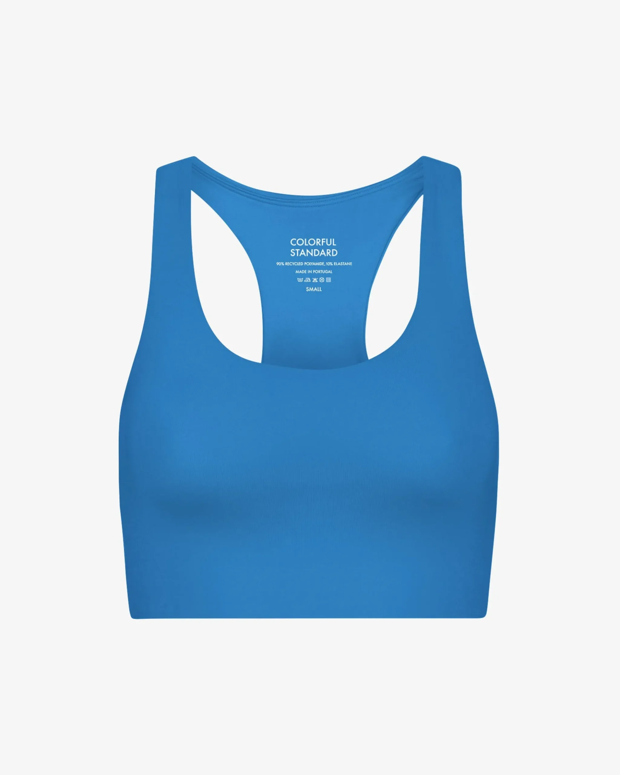 Active Cropped Bra - Pacific Blue