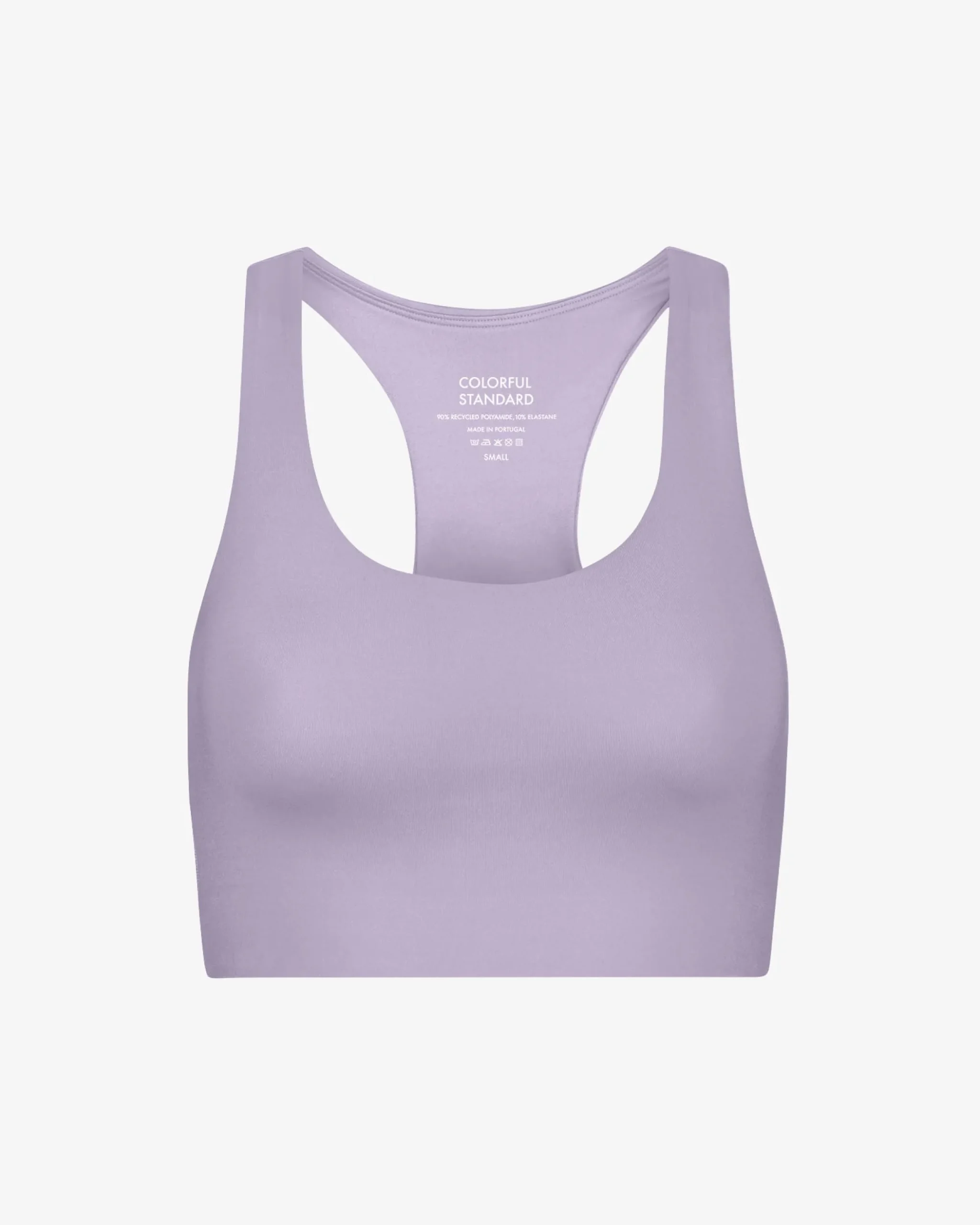 Active Cropped Bra - Pearly Purple