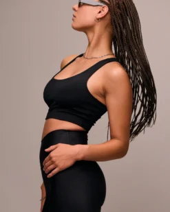 Active Cropped Bra - Pearly Purple