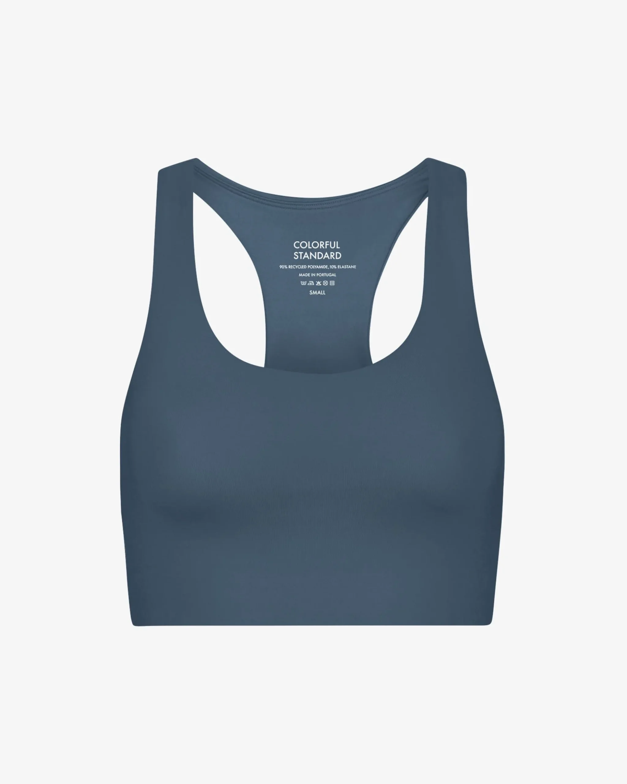 Active Cropped Bra - Petrol Blue
