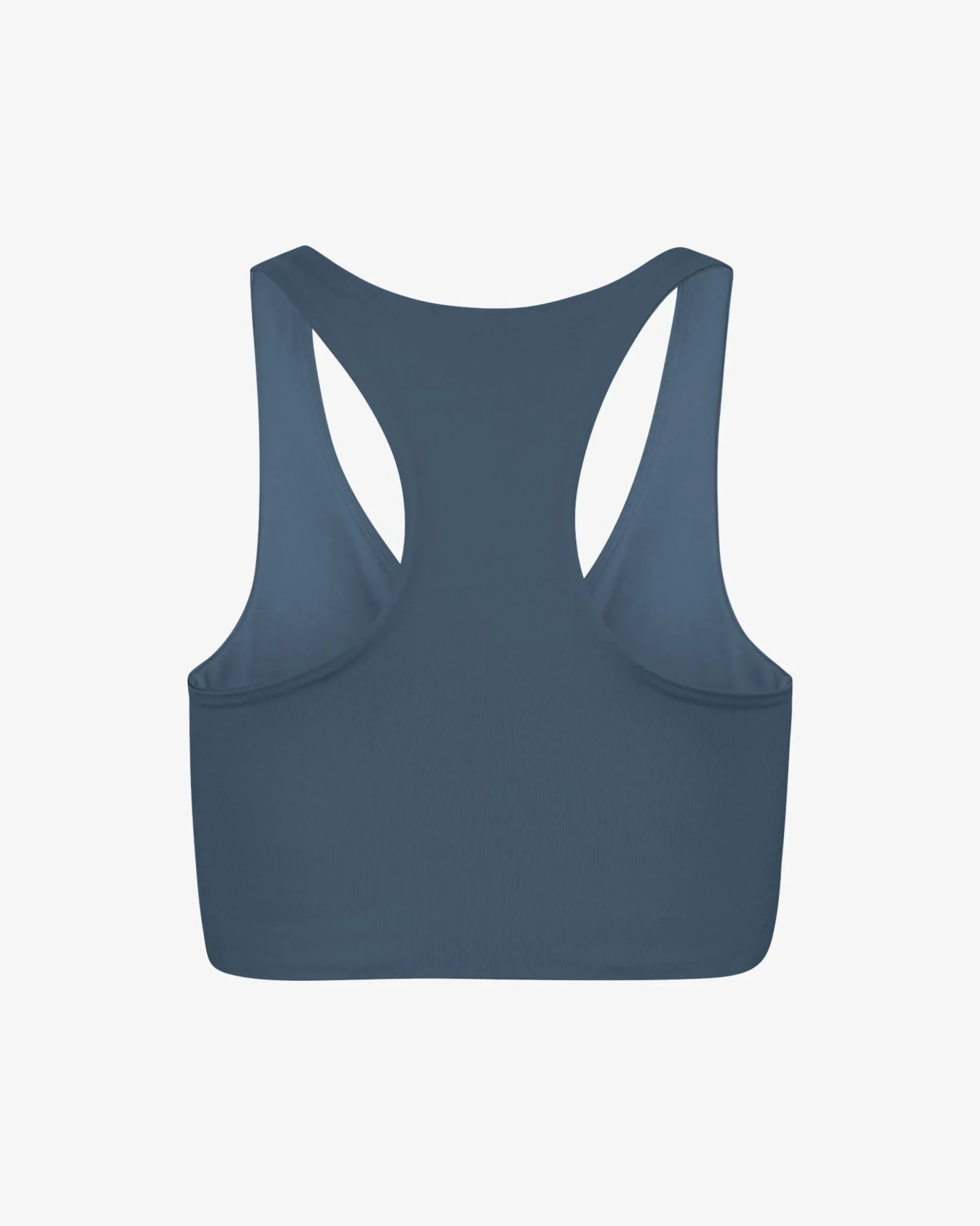 Active Cropped Bra - Petrol Blue
