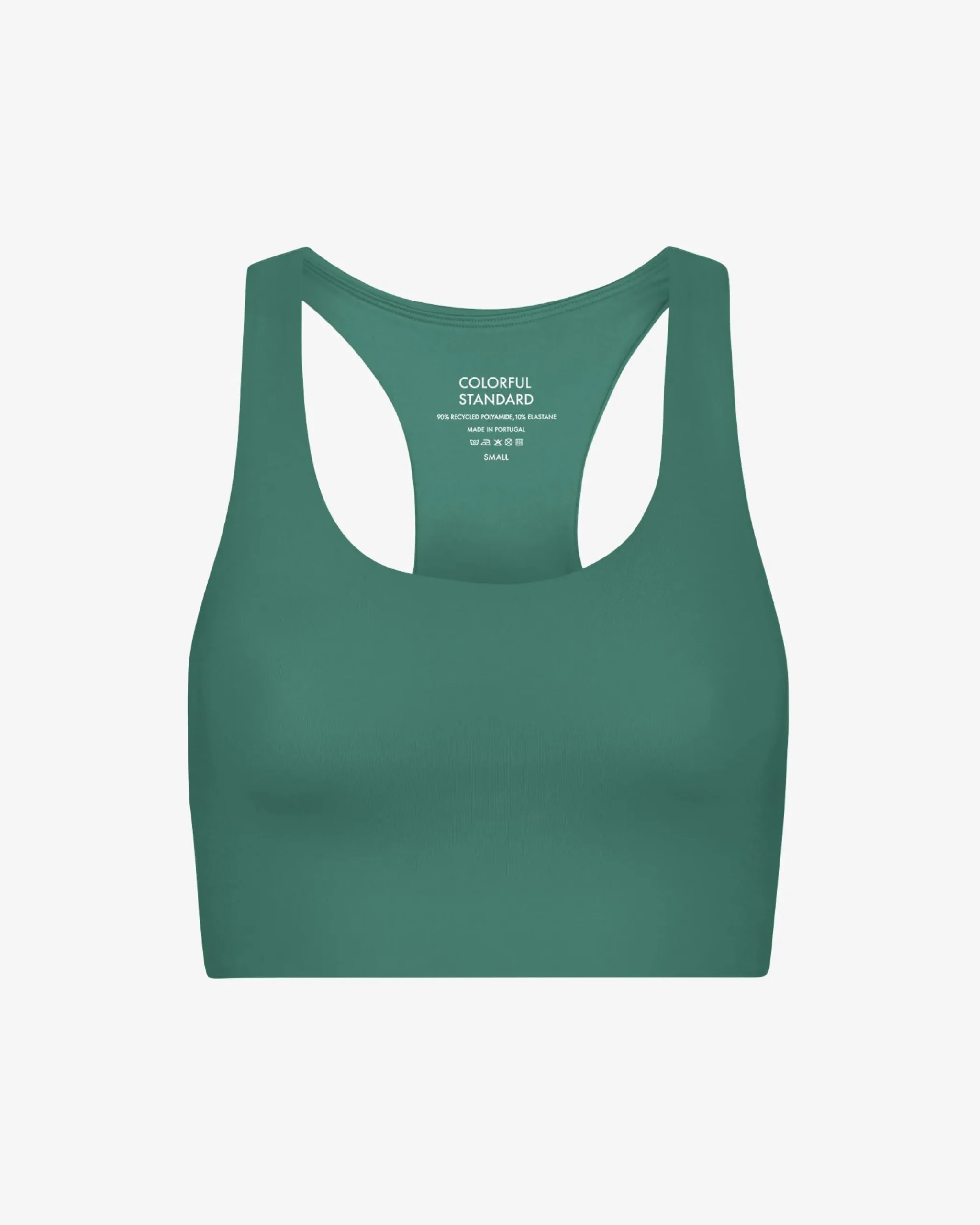 Active Cropped Bra - Pine Green