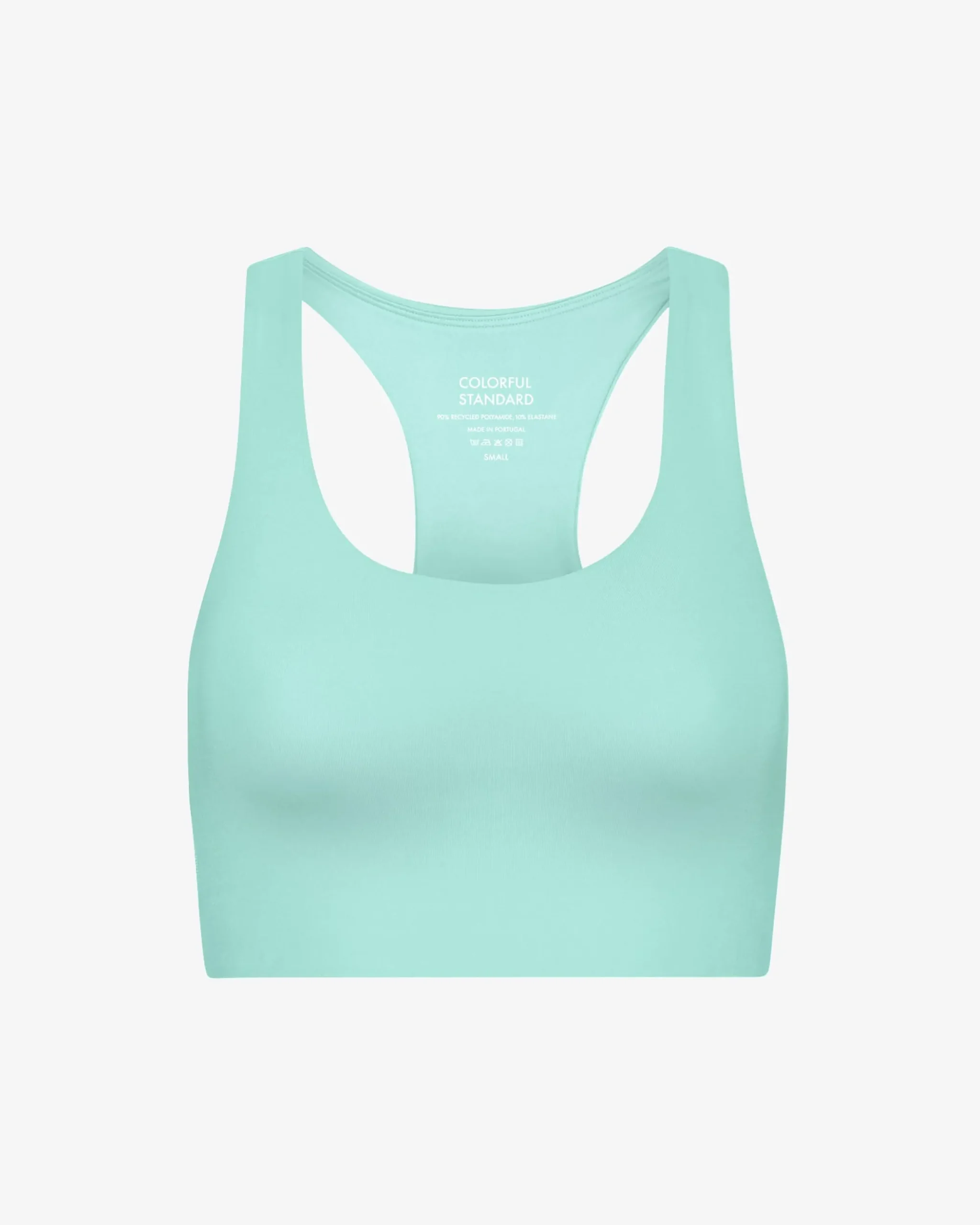 Active Cropped Bra - Teal Blue