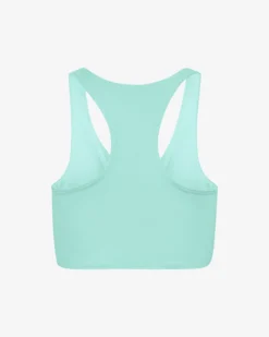 Active Cropped Bra - Teal Blue