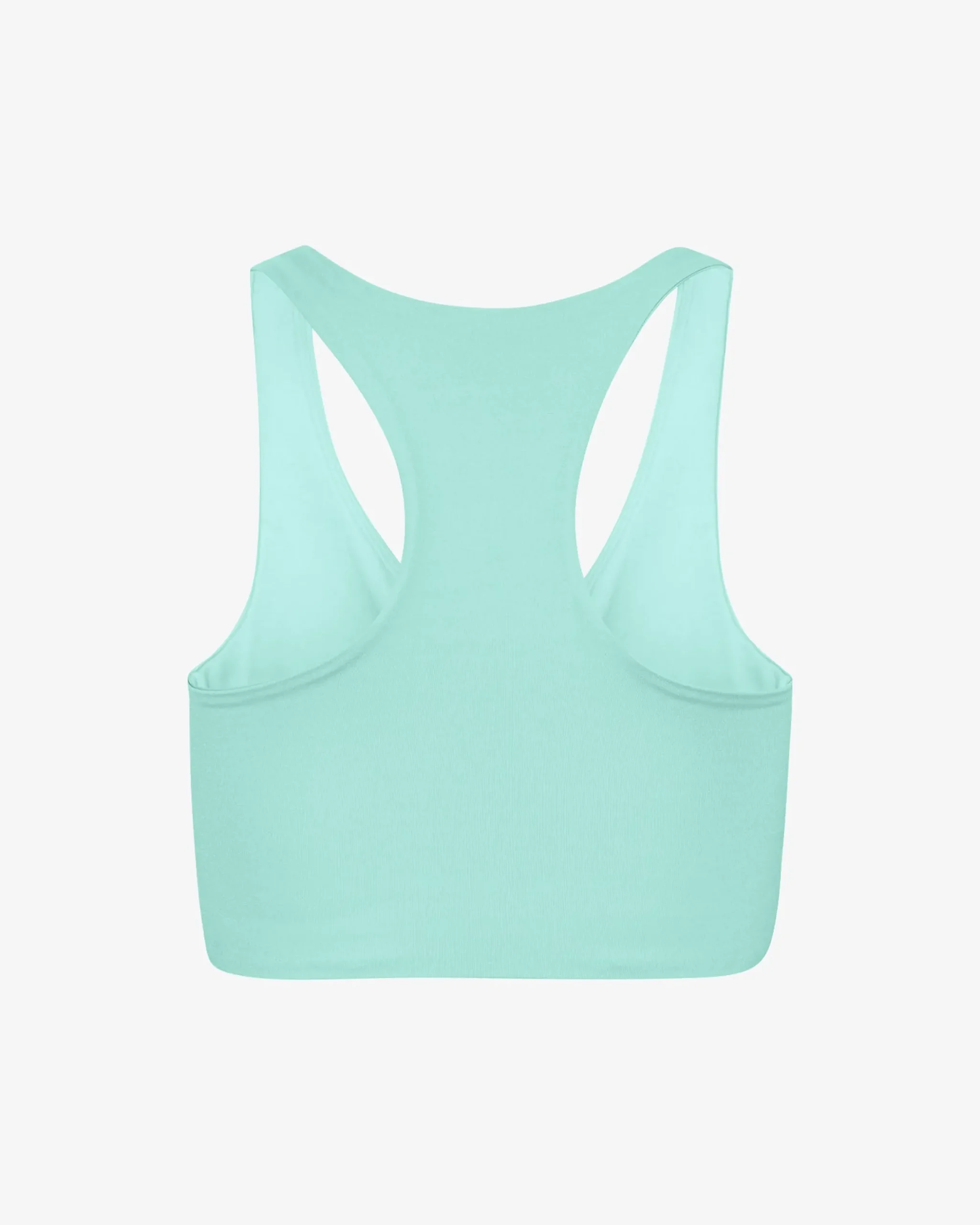 Active Cropped Bra - Teal Blue