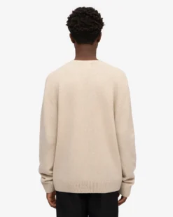Classic Merino Wool Crew - Ivory White