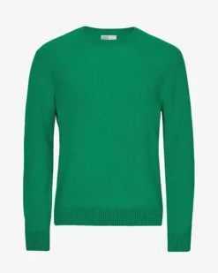 Classic Merino Wool Crew - Kelly Green