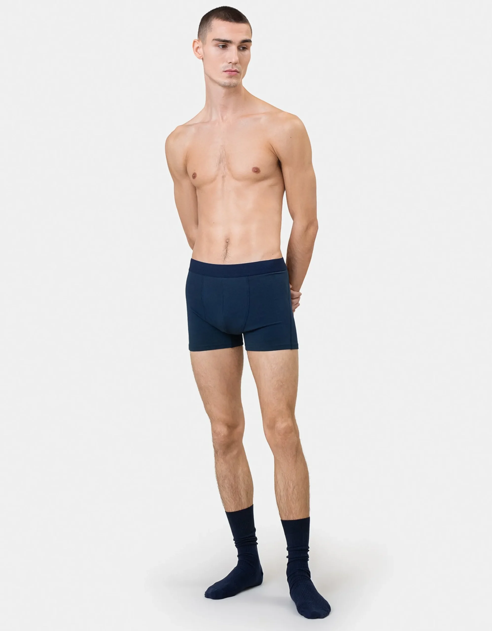 Classic Organic Boxer Briefs - Lava Grey