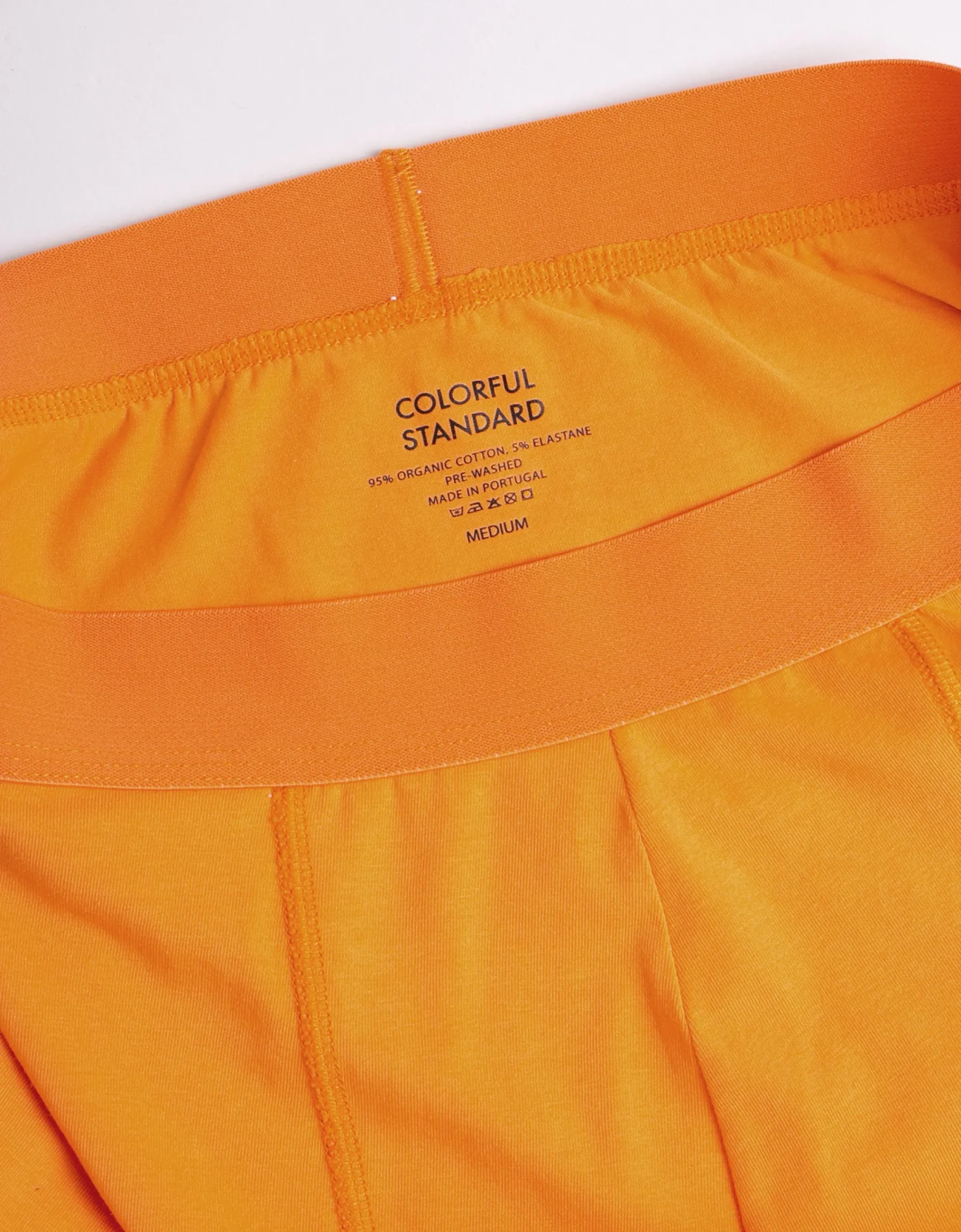 Classic Organic Boxer Briefs - Sunny Orange