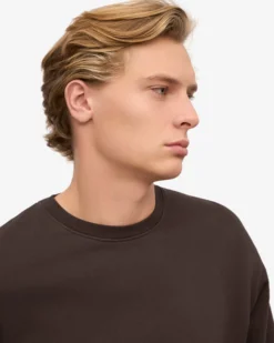Classic Organic Crew - Coffee Brown