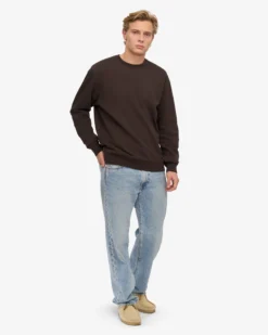 Classic Organic Crew - Coffee Brown