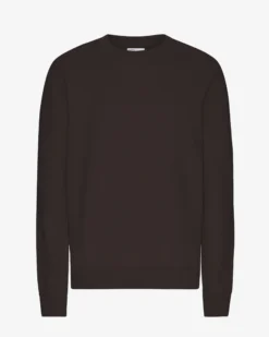 Classic Organic Crew - Coffee Brown