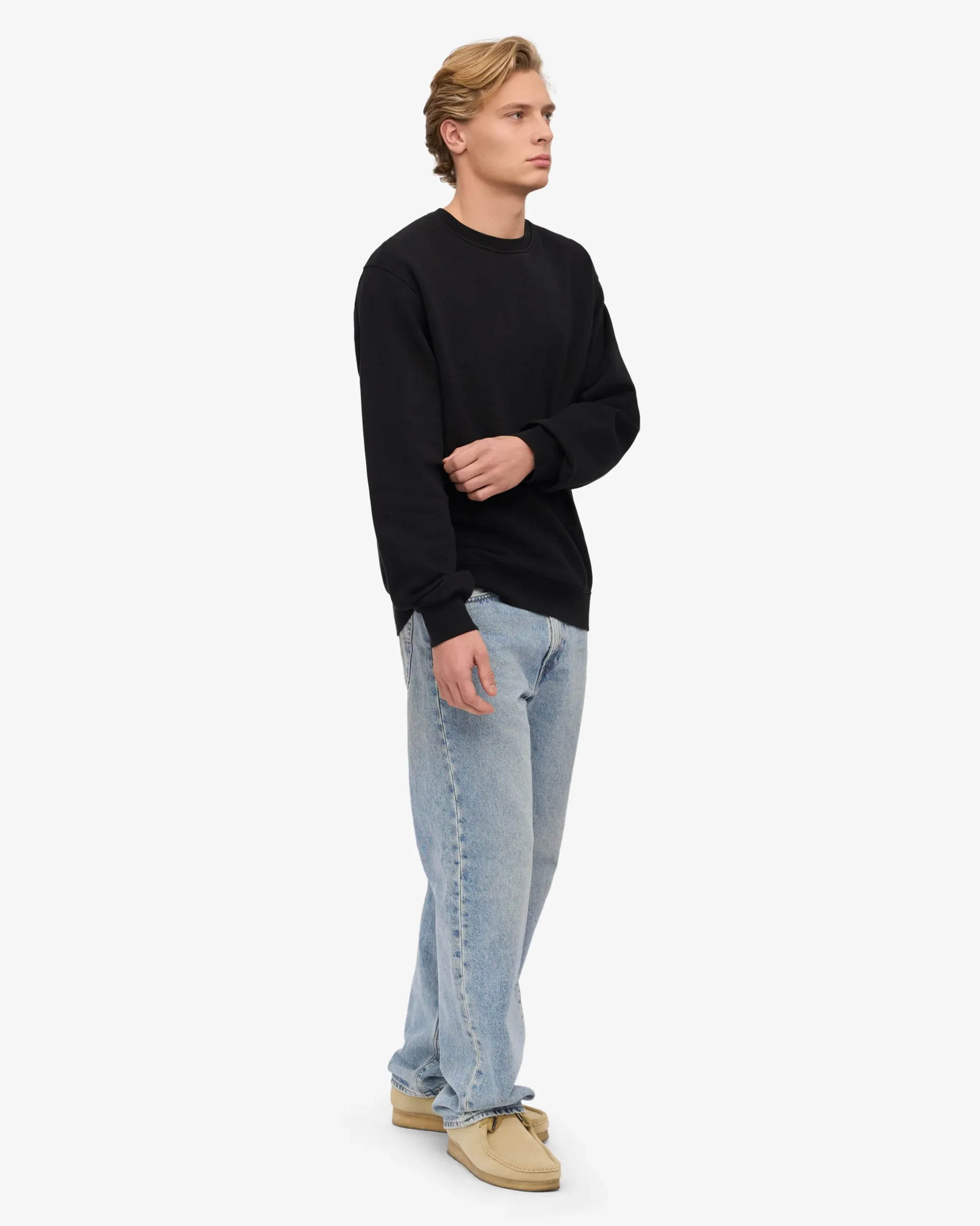 Classic Organic Crew - Deep Black