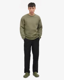 Classic Organic Crew - Dusty Olive