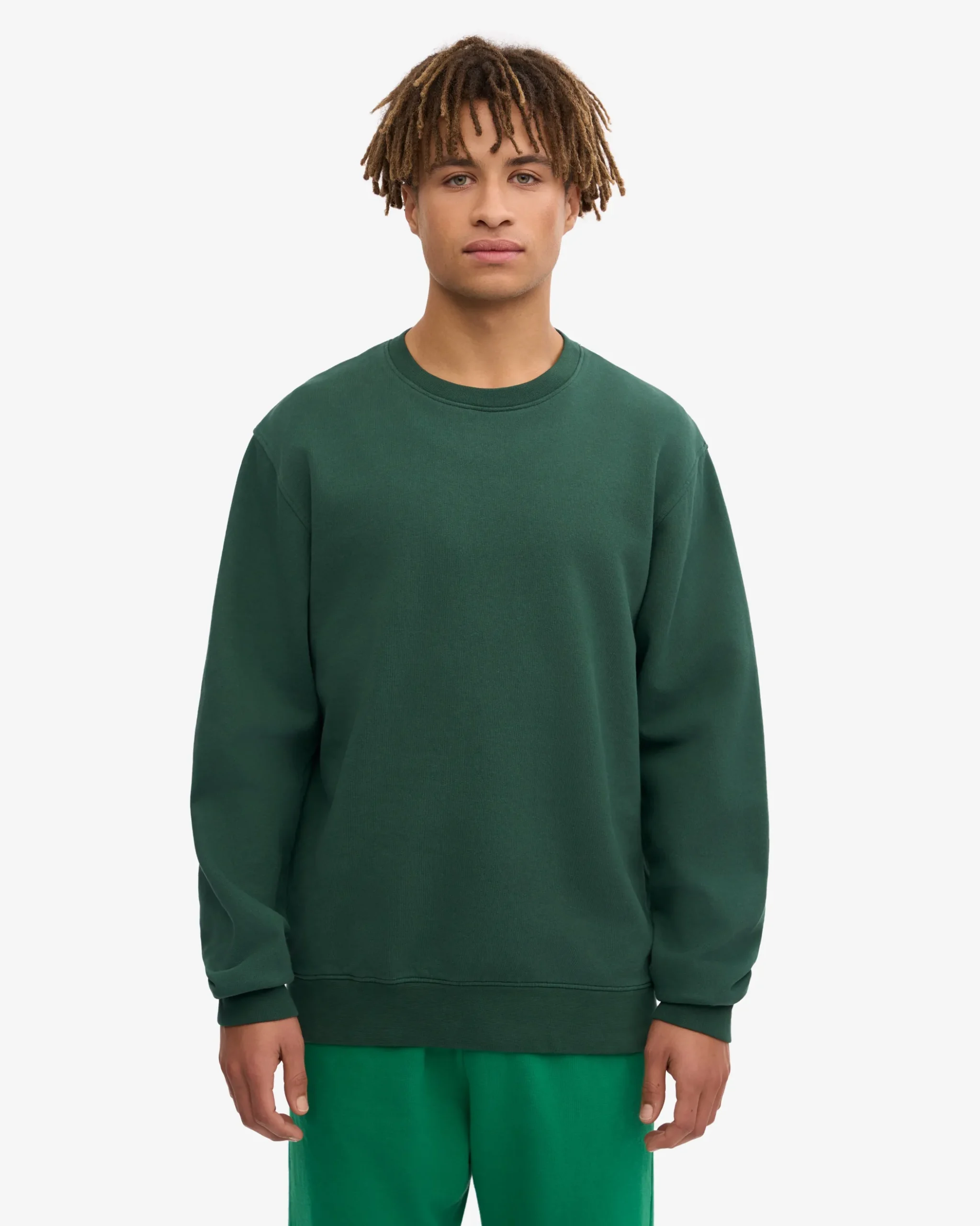 Classic Organic Crew - Emerald Green
