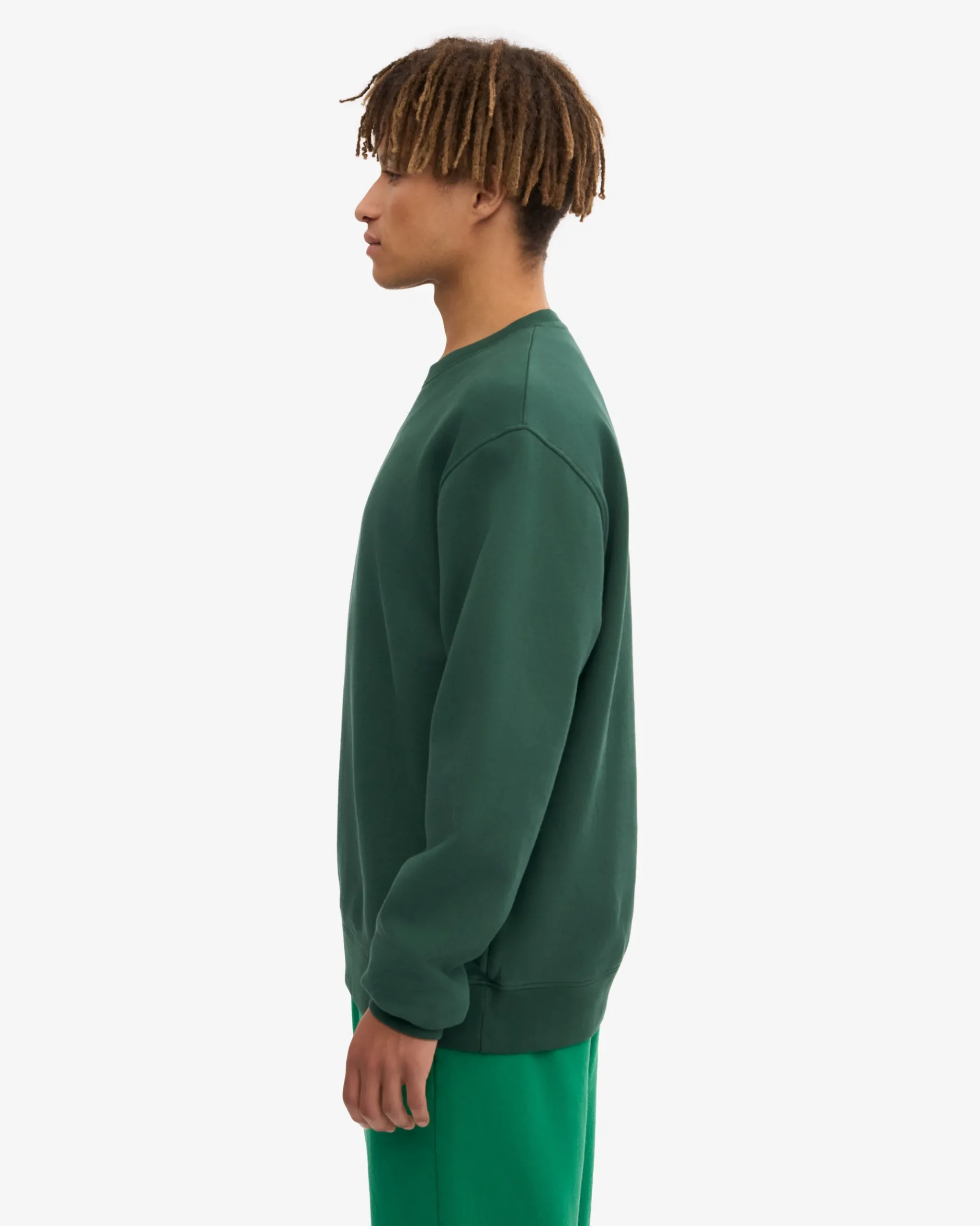 Classic Organic Crew - Emerald Green