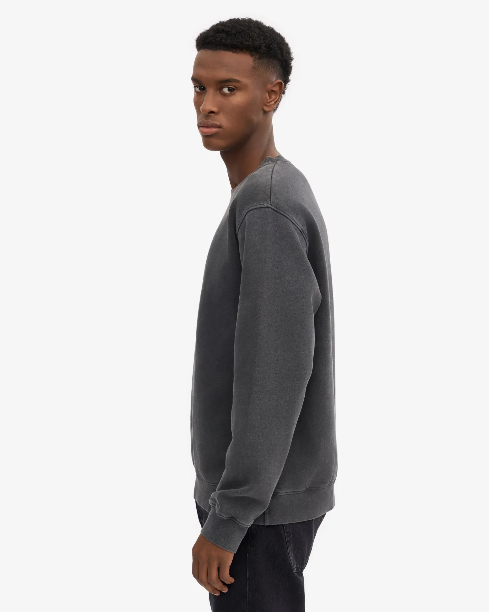 Classic Organic Crew - Faded Black