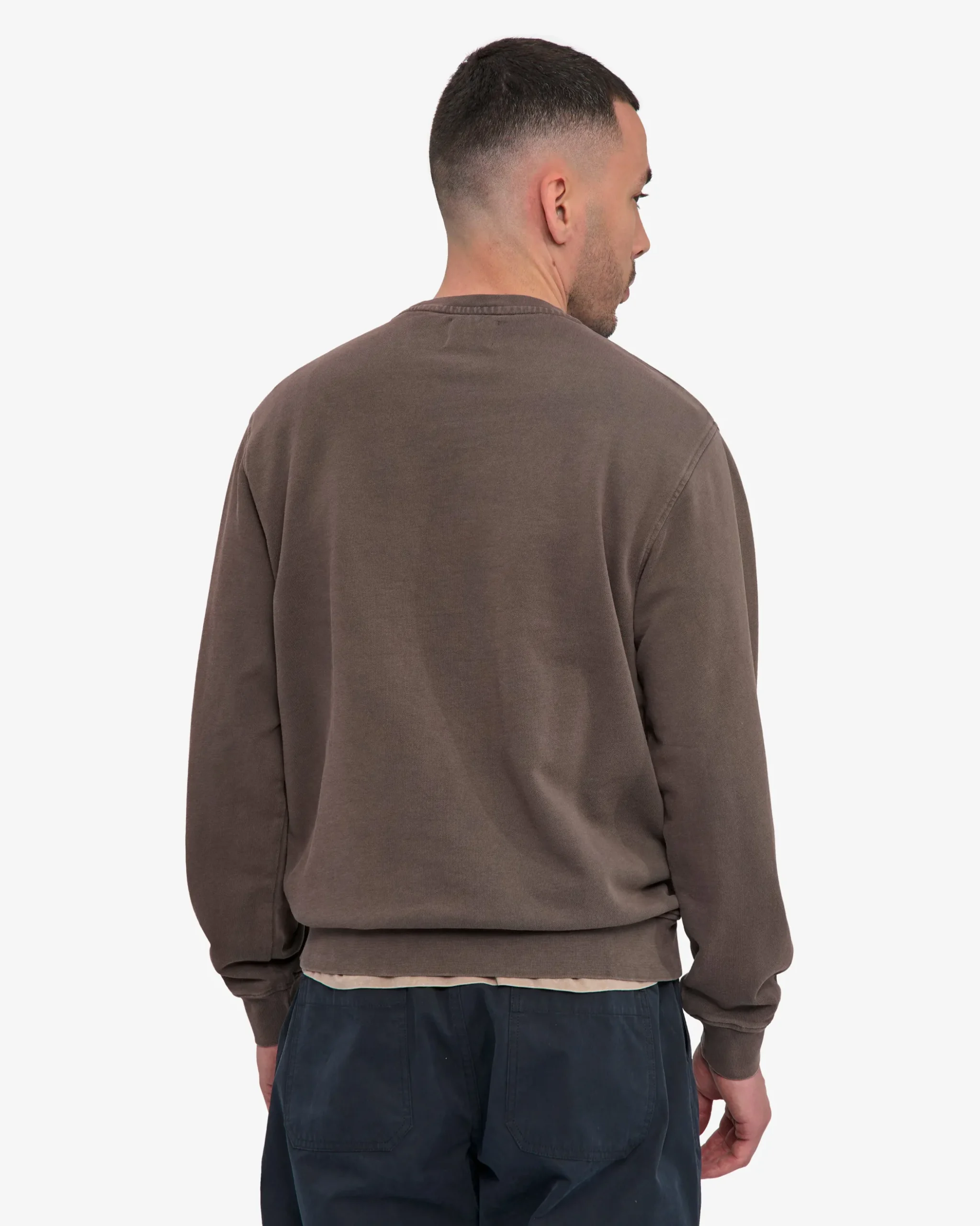Classic Organic Crew - Faded Mud