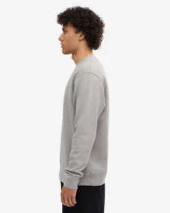 Classic Organic Crew - Heather Grey
