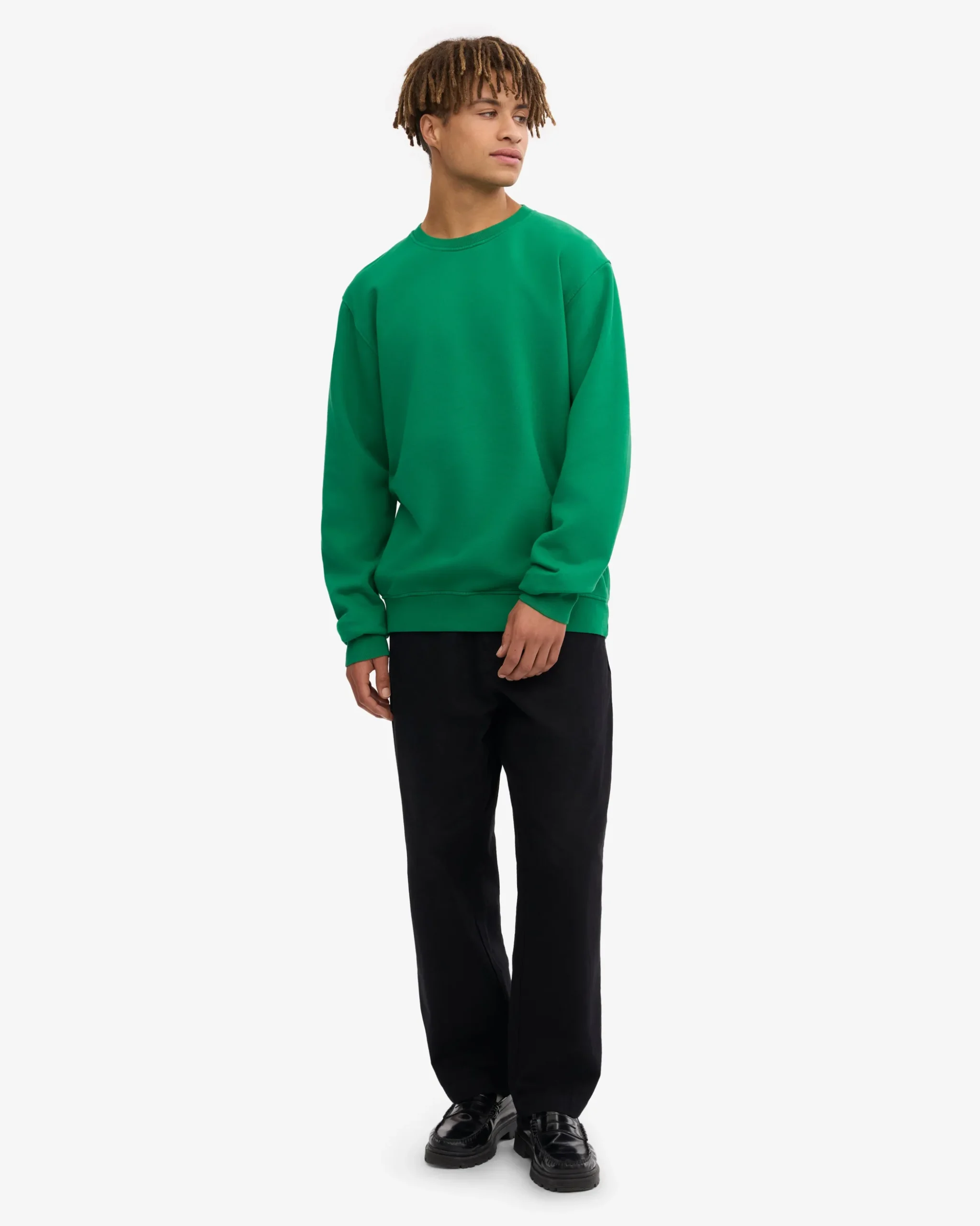 Classic Organic Crew - Kelly Green