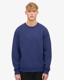 Classic Organic Crew - Marine Blue
