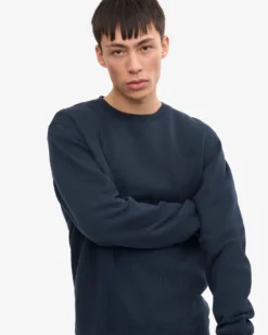 Classic Organic Crew - Navy Blue