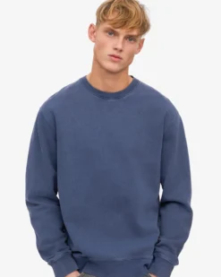 Classic Organic Crew - Neptune Blue