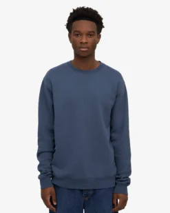 Classic Organic Crew - Petrol Blue