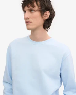 Classic Organic Crew - Polar Blue