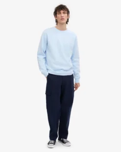 Classic Organic Crew - Polar Blue
