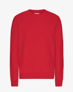 Classic Organic Crew - Scarlet Red