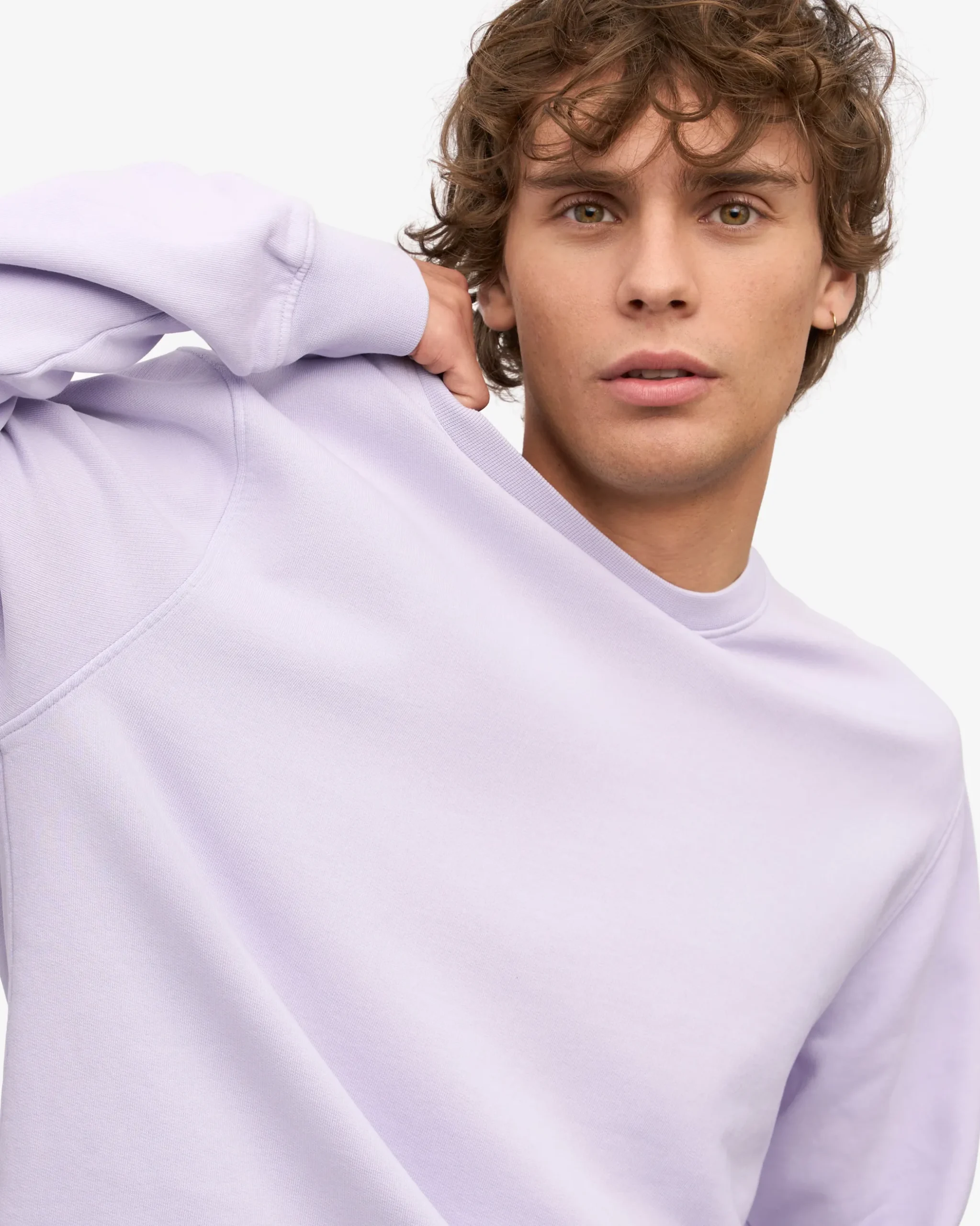 Classic Organic Crew - Soft Lavender
