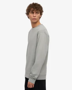 Classic Organic Crew - Steel Blue