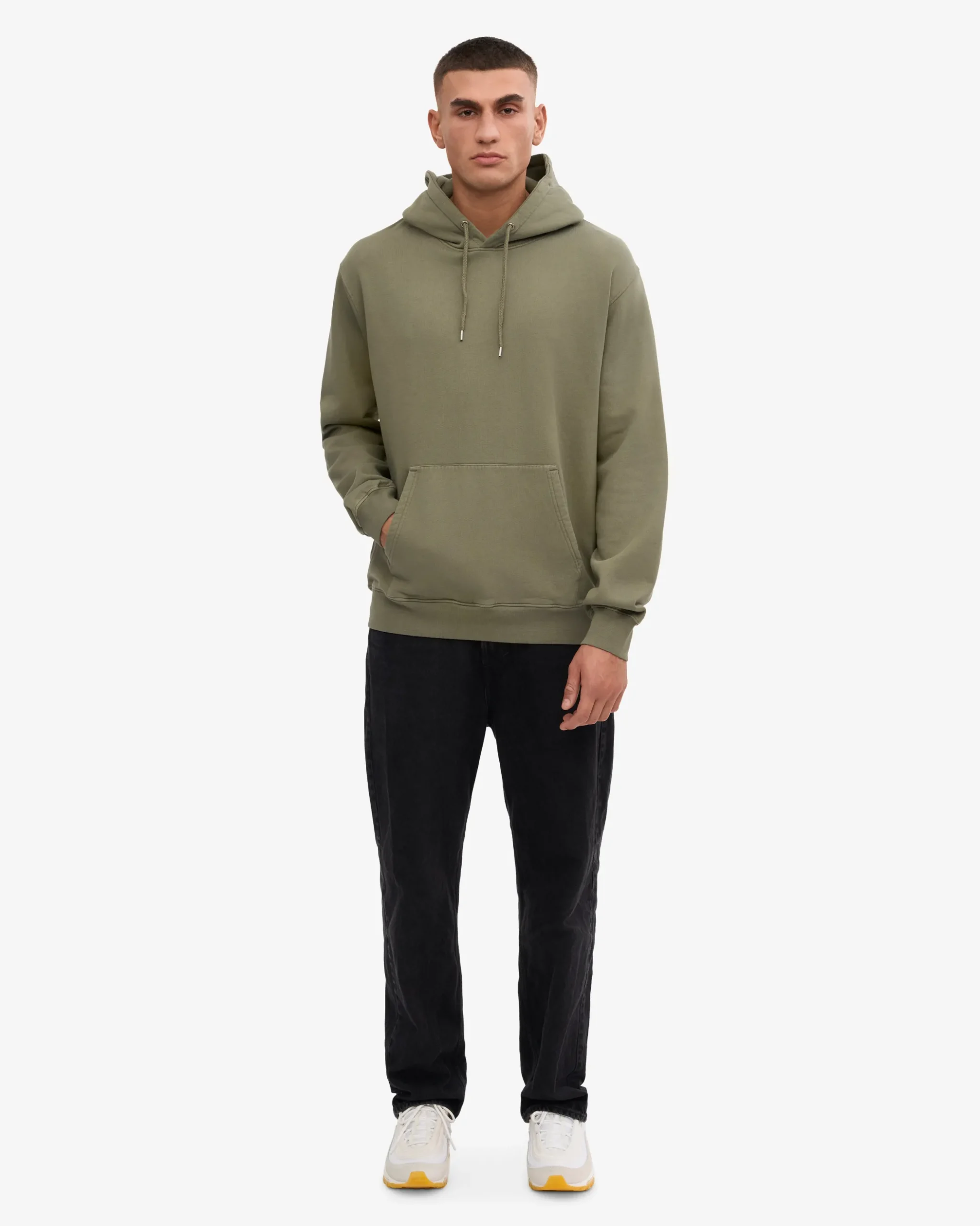 Classic Organic Hood - Dusty Olive