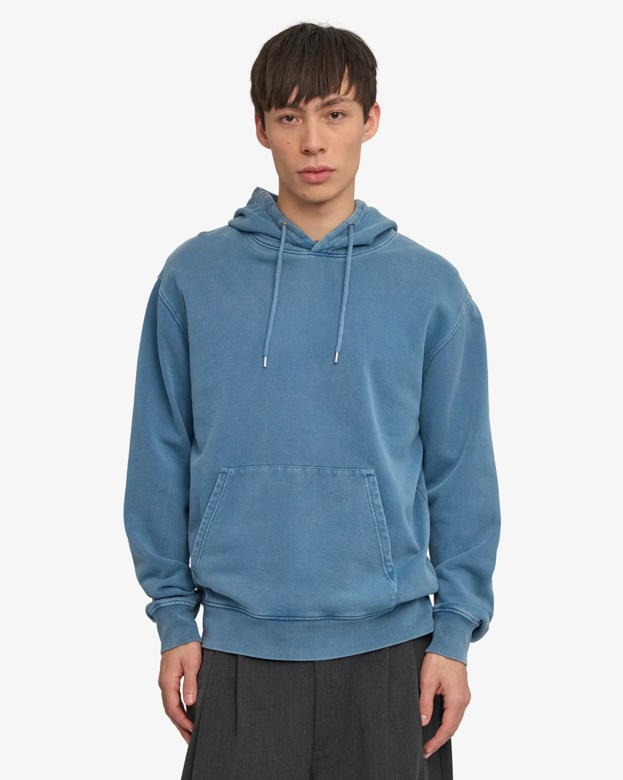 Classic Organic Hood - Faded Indigo