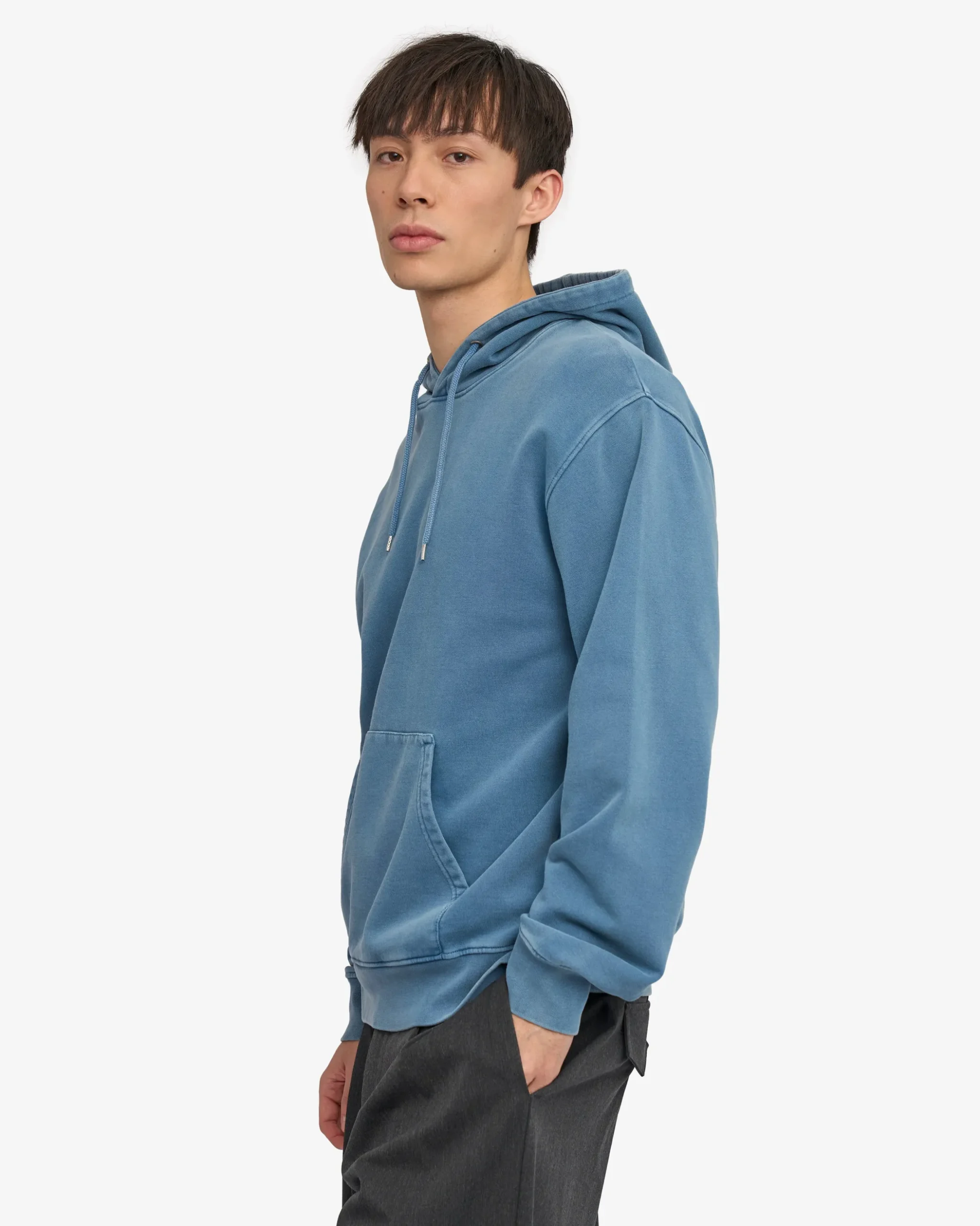 Classic Organic Hood - Faded Indigo
