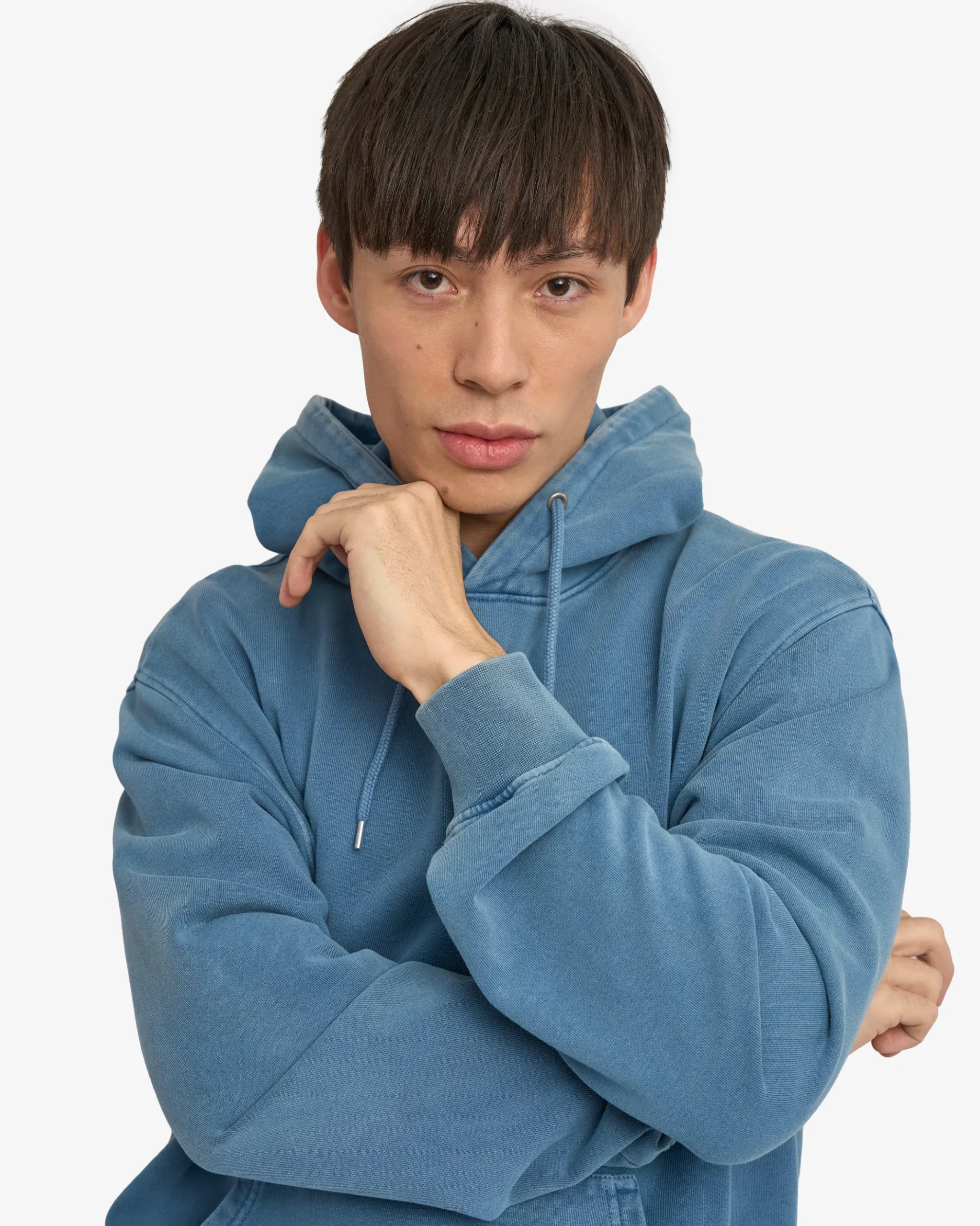 Classic Organic Hood - Faded Indigo