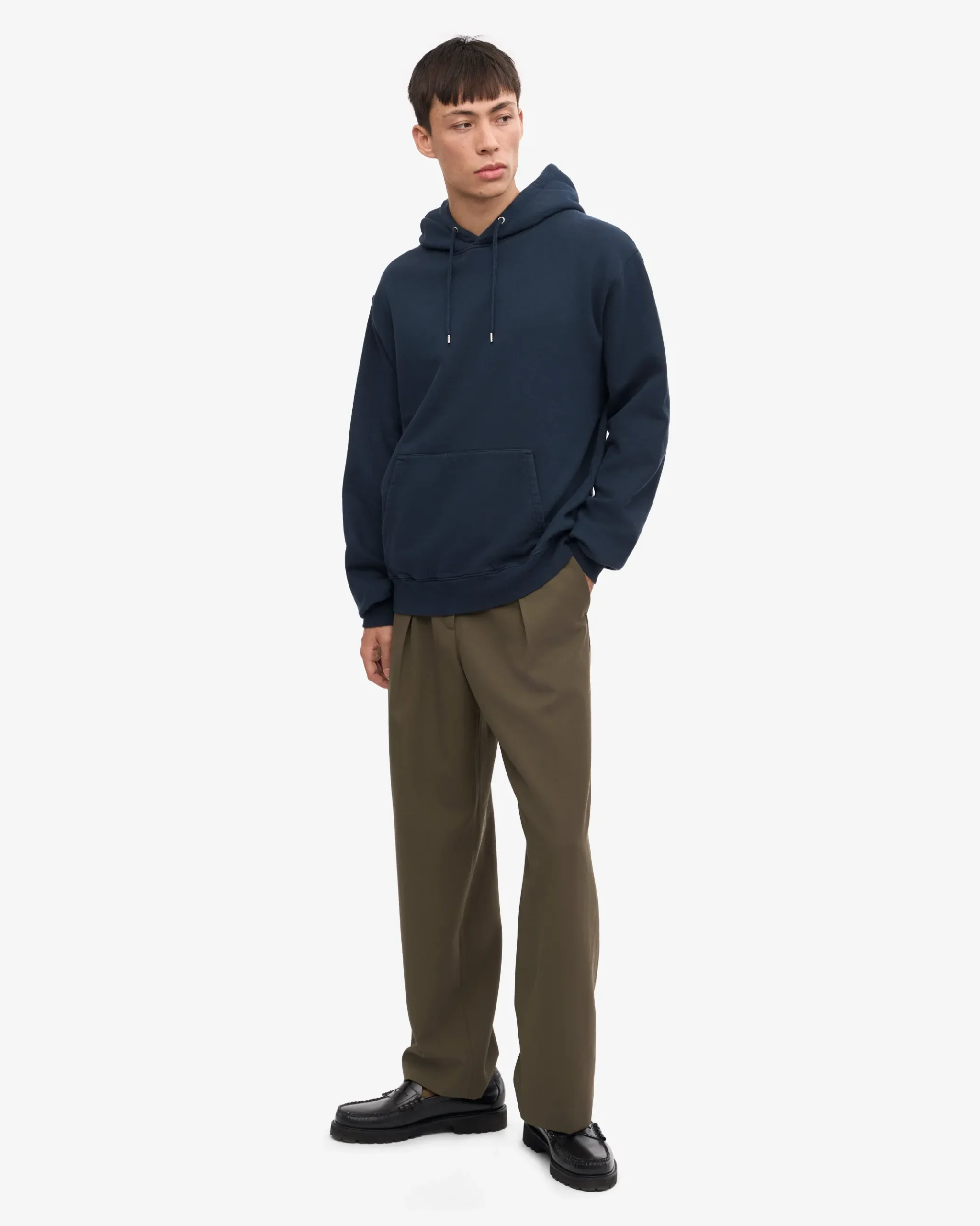 Classic Organic Hood - Navy Blue