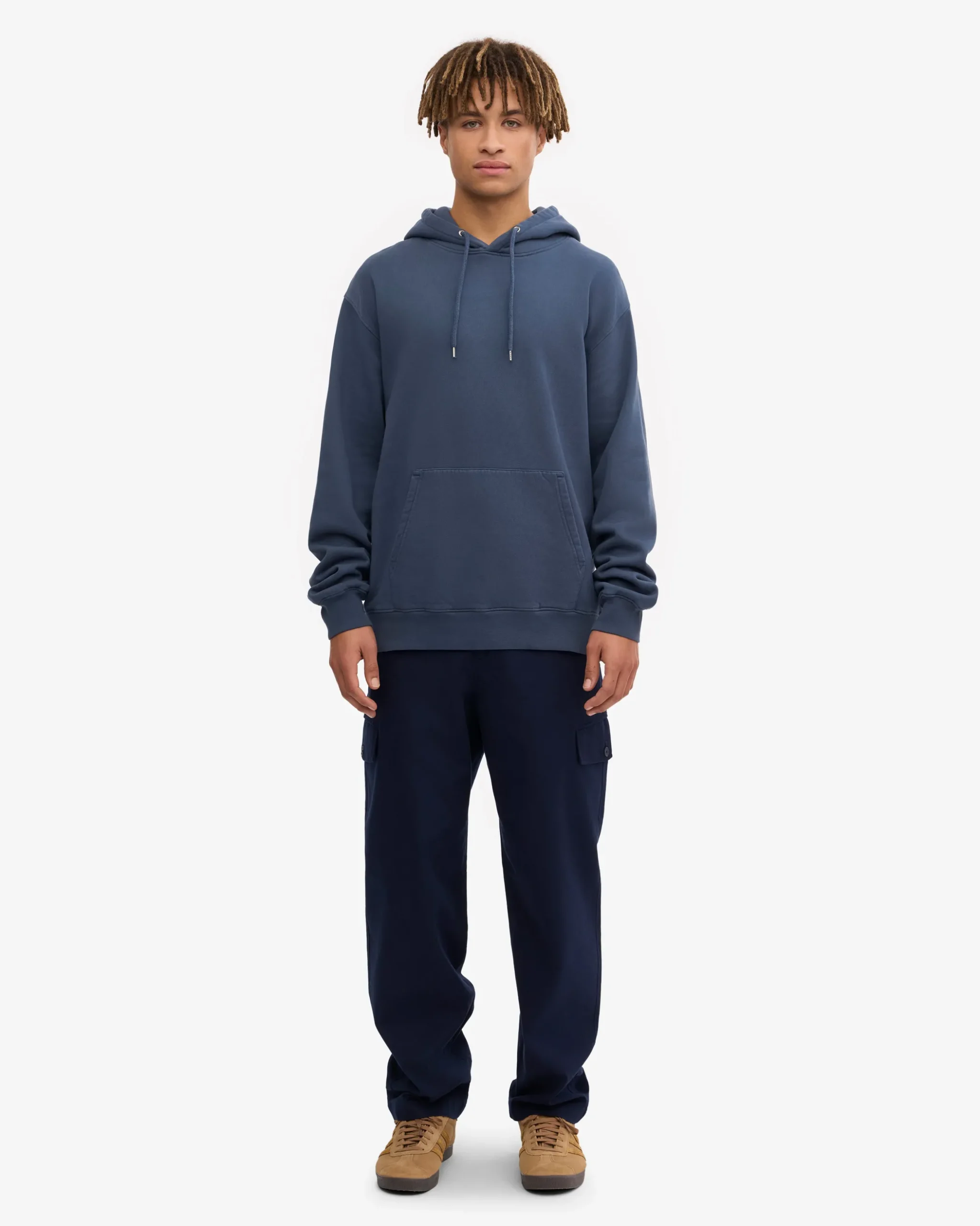 Classic Organic Hood - Petrol Blue