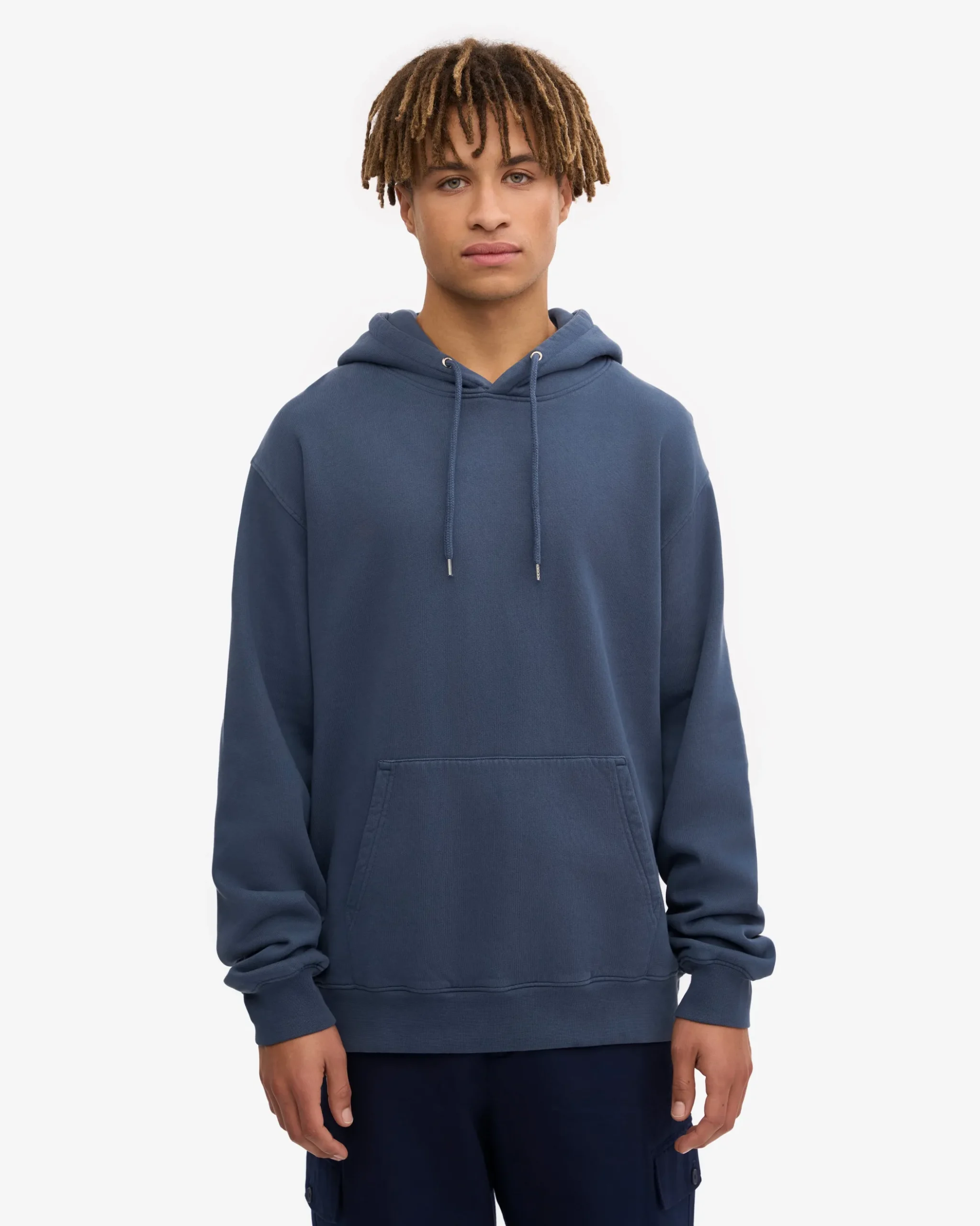 Classic Organic Hood - Petrol Blue