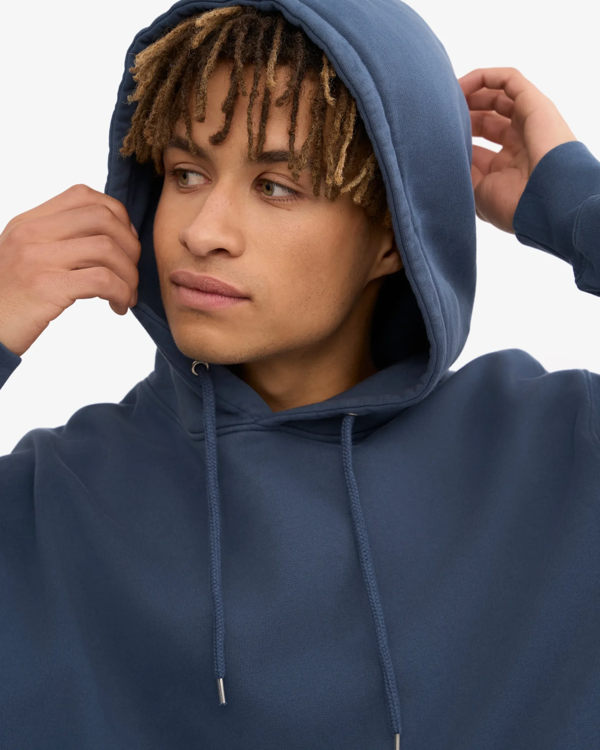 Classic Organic Hood - Petrol Blue