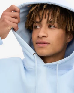 Classic Organic Hood - Polar Blue