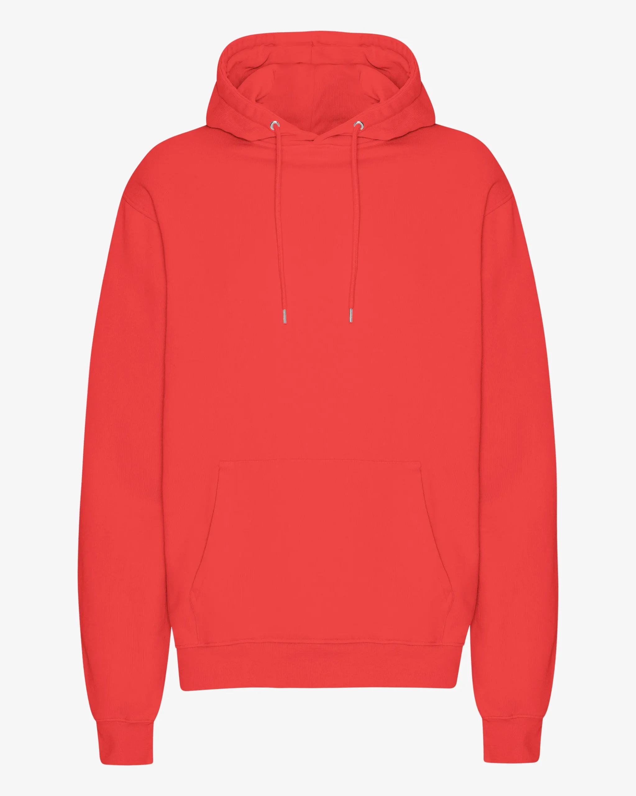 Classic Organic Hood - Red Tangerine