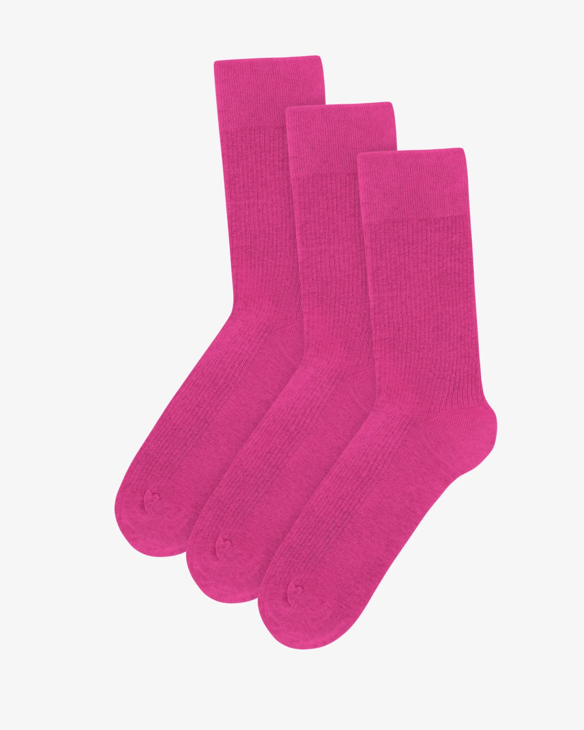 Classic Organic Sock - Bubblegum Pink (3-Pack)