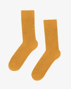 Classic Organic Sock - Burned Yellow