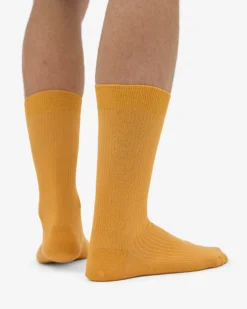 Classic Organic Sock - Burned Yellow