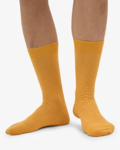 Classic Organic Sock - Burned Yellow