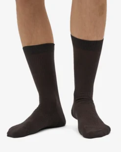 Classic Organic Sock - Coffee Brown